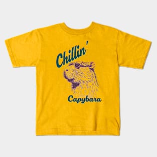 Chillin' Capybara Kids T-Shirt